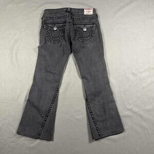 Women’s True Religion Jeans Faded Black Low Rise